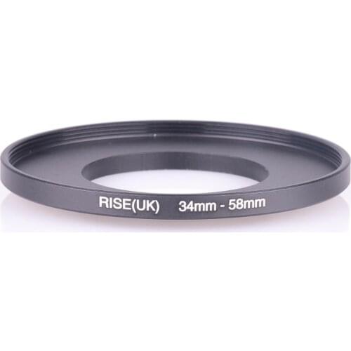 RISE(UK) 34mm-58mm 34-58 mm 34 to 58 Step up Filter Ring Adapter