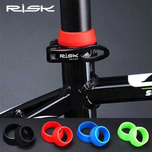 RISK Bicycle Silicone Cover Bike Seat Post Ring Waterproof Dust Seatpost Protective Case Universal MTB Road Cycling Accessories