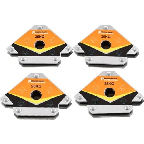 4pcs Welding magnet 25KG Magnetic Welding positioner for Welding Corner Holder soldering locator Welding Tool Accessories