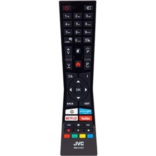 Television and Satellite Receiver Control Jvc RM C3337 Netflix Youtube Prime Video Key LCD LED TV Remote Contol ST-HY1151-742