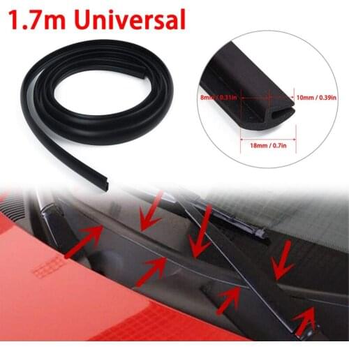 1.7M Car Wiper Windshield Panel Moulding Seal Strip For Opel Astra H G J Insignia Mokka Zafira Corsa Vectra C D Antara