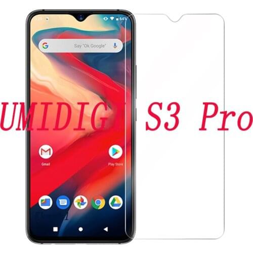 Smartphone 9H Tempered Glass for UMIDIGI S3 Pro S3pro GLASS Explosion-proof Protective Film Screen Protector cover phone