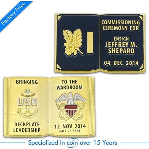 Custom Gold Souvenir Challenge Coin for Promotion Gift cheap custom gold coins