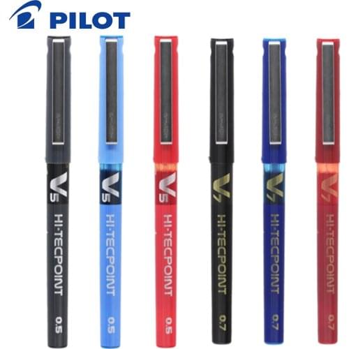 5 Pcs/Lot Pilot BX- V5/V7 gel pens 0.5mm/0.7mm high quanlity Multicolor ink school & office stationery Writing supplies