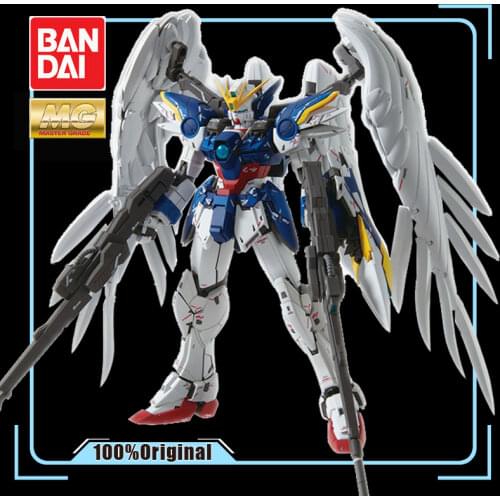 BANDAI MG 1/100 Ver.Ka Wing Gundam Zero XXXG-00W0 Assembling Model Action Toy Figures Childrens Gifts
