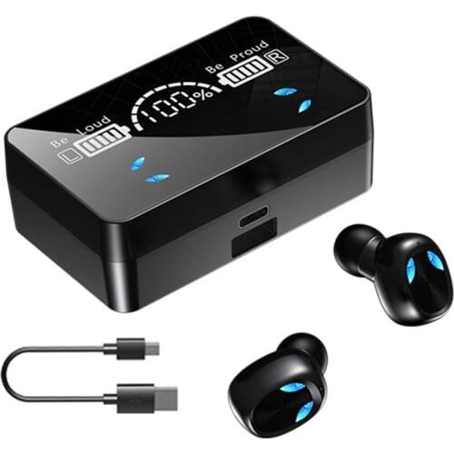 Earphone For Bluetooth-compatible With Mic 2000mAh Charging Box Wireless Headphones Smart Touch HiFi Earbud Waterproof Headsets