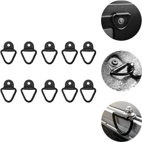 10pcs Heavy Duty Carbon Steel V-ring Bolts Tie Down Anchor for Truck Trailer