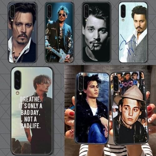 Johnny Depp Phone case For Samsung Galaxy A 3 5 7 8 10 20 21 30 40 50 51 70 71 E S 2016 2018 4G black luxury funda painting Etui