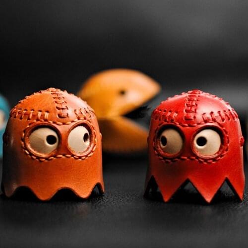 Wooden Die Cut Diy 2021 Pendant Pac-man Decoration Key Pendant Die Cut Key Chain For Die Cutting Machine