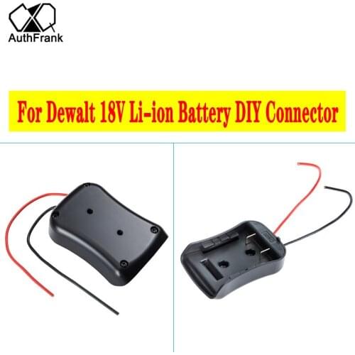 For Dewalt 18V Li-ion Battery DIY Tool Battery Adapter With Cable 12AWG