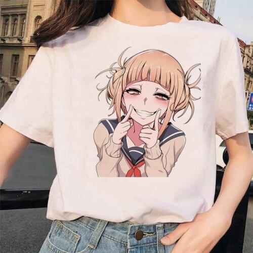 Japanese Anime T Shirt Women Harajuku Academia T-shirt Funny TshirtTop Tees Female aesthetic clothes shirts women 2020