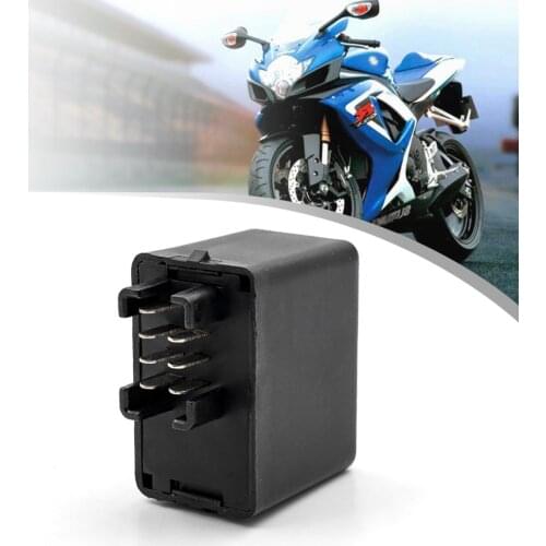 For Suzuki Motorcycle Bike Turn Signal Indicator Blinkers bulbs 7-Pin Plug&Play Electronic LED Flasher Relay Hyper Flash Fix