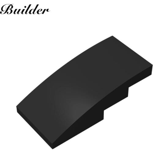 Building Blocks 93606 Slope Bricks 10pcs Curved 4x2 No Studs MOC Parts DIY Bulk Model Educational Toys Compatible Major Brands