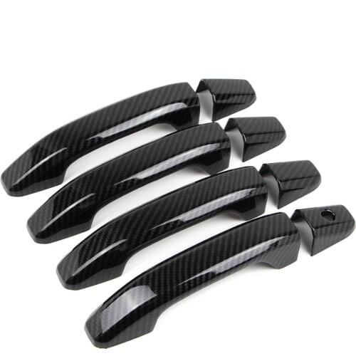 Door Handle Cover for GMC Yukon / XL 2015 2016 2017 2018 2019 Carbon Fiber Style Exterior Trim