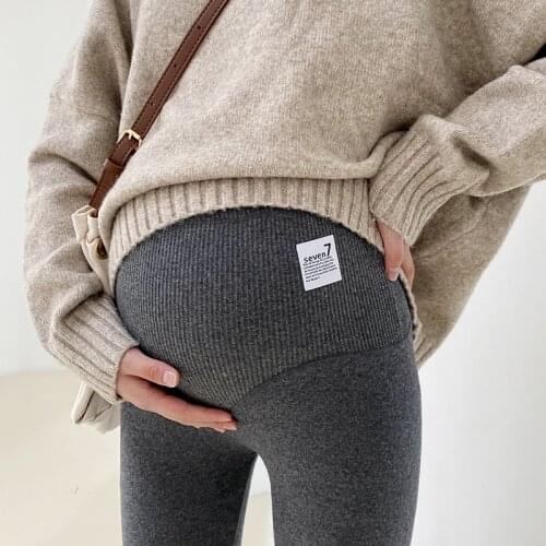 Leggings for A Pregnant Woman Maternity Clothing Pregnant Mommy Pregnancy Pants High Abdomen Elasticity