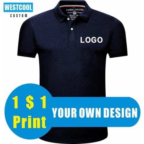 WESTCOOL Summer Casual Men And Women Cheap Polo Shirts Custom Logo Embroidery Printing Personalized Design 9 Colors Tops