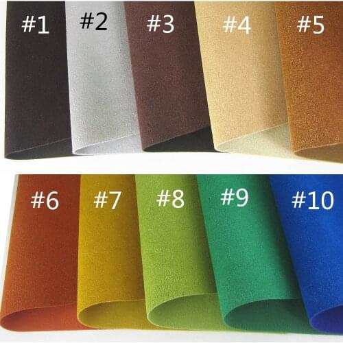 A4 sheet 8"X11.8" Suede Faux Leather Fabric colorful synthetic Leather Farbirc for bows shoes diy craft project 1piece F0213