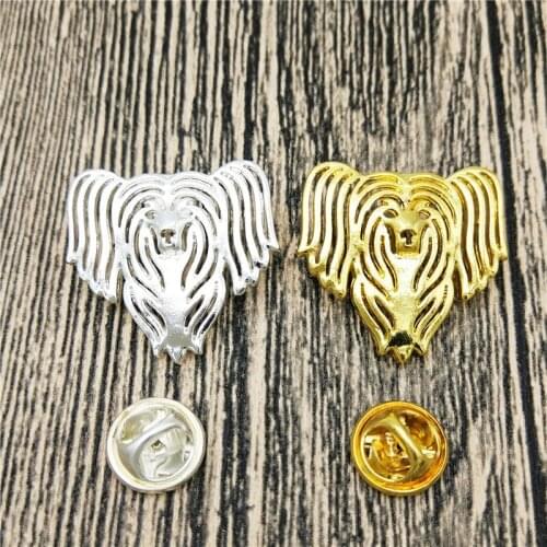 LPHZQH Wholesale Chinese Crested Pet Dog Broches And Pins Collar Pin Jewelery Clothing Accessories Mens Gift