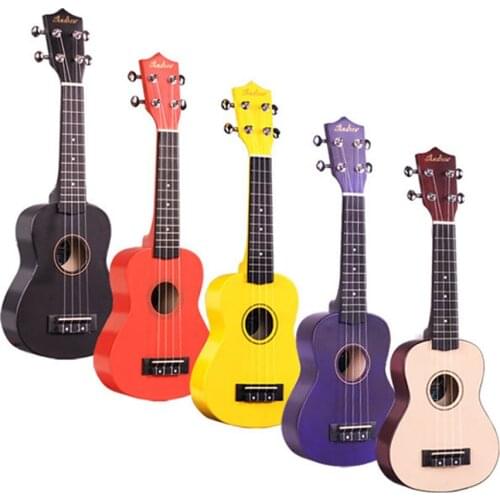 Ukulele 21 inch Carbon Fiber Ukulele Carbon String One-Piece Body Ukulele for Beginners Adults UK2142