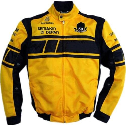 Motorcycle Motorbike Moto Jacket For Team Motocross Street Moto Riding White Jackets With Protector