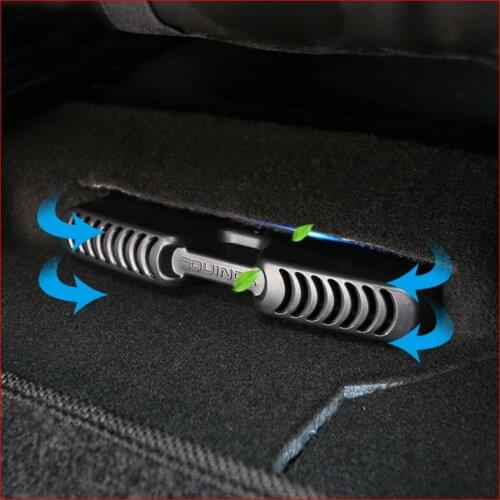 A Little Change Car ABS Under Seat Air Condition Trim Air Outlet Protective Cover Sticker For Chevrolet Equinox 2017 2018 2019