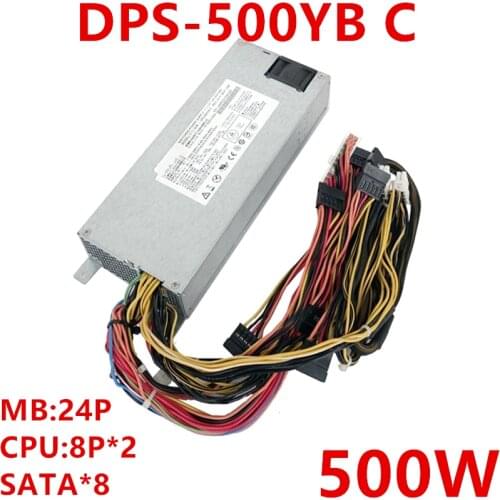 New Original PSU For Delta 1U 500W Power Supply DPS-500YB C