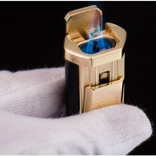 Cigar Ashtray Lighter Set High-end Business Gifts with Souvenirs Living Room Office Decoration Regalos Para Hombre Originales