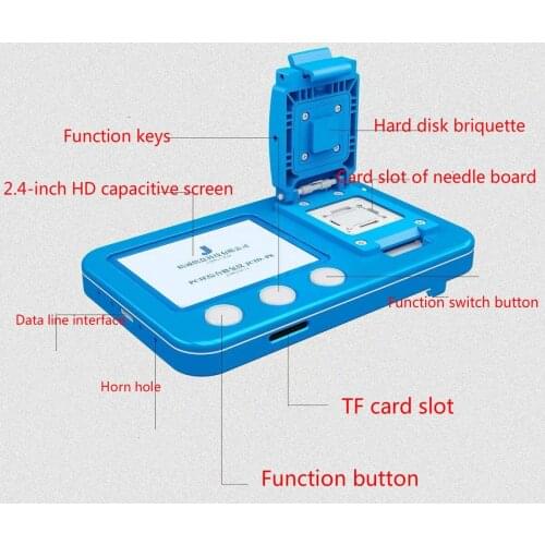 JC P8 PCIE NAND Programmer Serial Number Read Write Repair Tool for iPhone 8 8P X NAND Underlying Data Repair Error Remove JC P