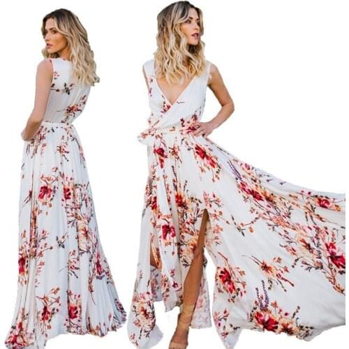 Pregnant Photography Dress Motherly V-neck Printing Chiffon Long Pendulum Dresses Photo Shoot Sexy Sundress For European Women