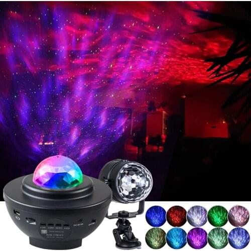 Sky Galaxy Projector Light Starry Night light Kids Bluetooth USB Music Player Star Projecter Light Romantic Projection Lamp Gift