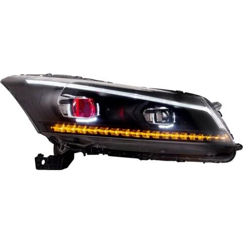 Goodmolds manufacturer headlight for 2008-2013 demon eye LED head lamp for HONDA ACCORD