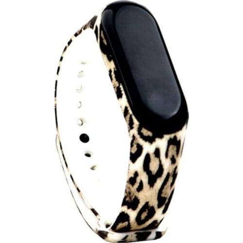 Suitable For Xiaomi Strap 4 Strap 3 Smart Silicone Strap Printed Wristband Bracelet Color Soft Silicone Replacement Wristband