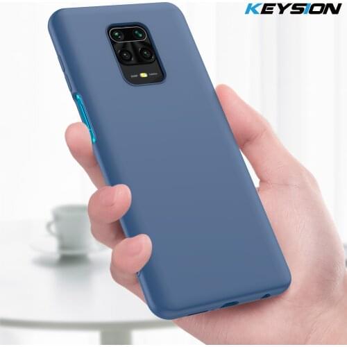 KEYSION Liquid Silicone Case for Redmi Note 9S 9 Pro Max 7 8 Pro 8T 8A K20 K30 Phone Cover For Xiaomi Mi 10 9T A3 POCO F2 Pro X2