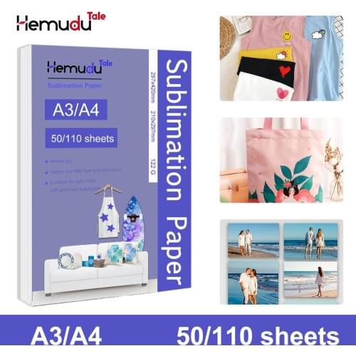 Sublimation Heat Transfer Paper 122G for Polyester T-Shirt Cushion Fabrics Phone Case Printing Design