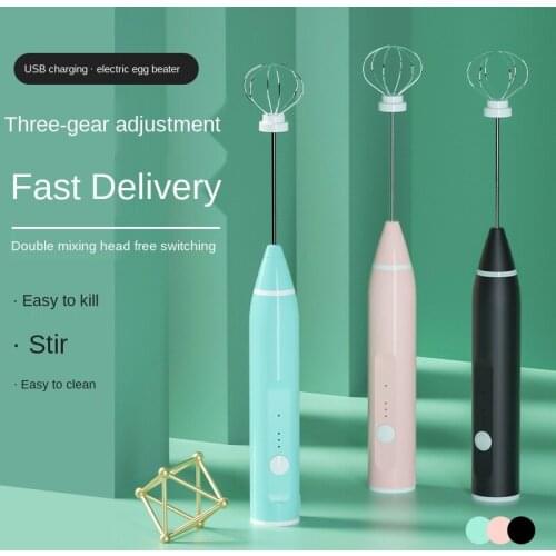 Milk Frother Multiquick Electric Mixer The New Egg Beater of Handheld Usb Rechargeable Household Kitchen Multi-Functio