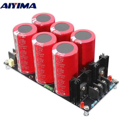 AIYIMA 120A Rectifier Filter Power Supply Board 100V 10000UF Schottky Rectifier For Home Theater Audio Sound Amplifier