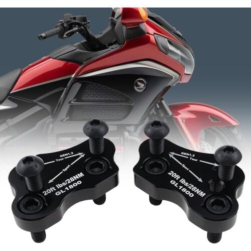 For HONDA Goldwing GL1800 2018 2019 2020 Motorcycle Handle Bar Clamp Raised Extend Handlebar Mount Riser