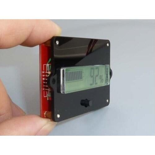 LCD battery display board 8-63v battery capacity indicator coulombmeter voltmeter ampermeter for electric bike scooter battery