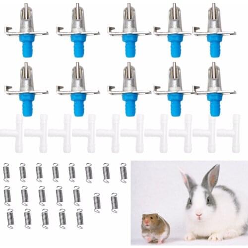 1Pcs High Quality Rabbit Drinker House Rabbit Mouse Nipple Water Drinker Rodent Water Feeder Farm Animal Feeding Tools C42