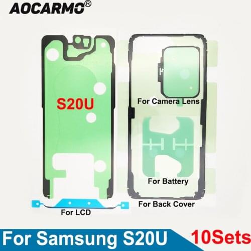 10Pcs/Lot LCD Screen Tape Back Battery Sticker Cover Frame Camera Lens Waterproof Adhesive Glue For Samsung Galaxy S20 Ultra