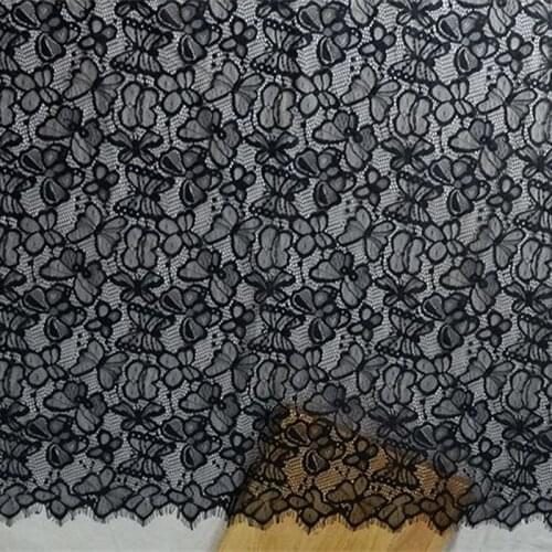 3m long eyelash lace trim traditional wedding lace fabric off whte back table cloth cloth diy crafts