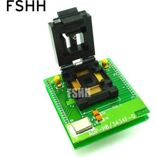ADP-H8/3434F-Q Programmer Adapter TQFP100 QFP100 to DIP40 for ALL-11 Programmer Adapter IC SOCKET