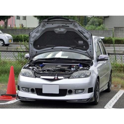 For Mazda Demio DY for Mazda2 2002-2007 Front Bonnet Hood Modify Gas Struts Carbon Fiber Spring Damper Lift Support Absorber