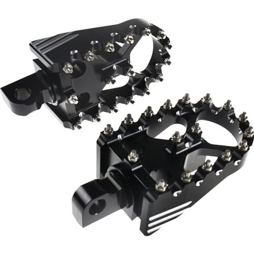 Black Cross Country Rotating Footpegs Custom Chopper Foot Pegs For Harley Sportster XL883 1200 Iron Model