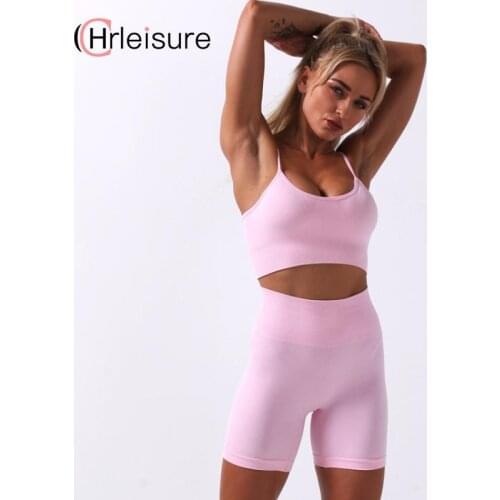 CHRLEISURE Two Piece Set Sporting Running Breathable 2 Piece Pants Sets Womens Outfits Summer Sport Clothes