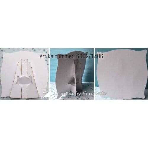 JMCRAFT Bracket On The Back Of The Photo Frame Metal Cutting Dies DIY Scrapbook Handmade Paper Craft Metal Steel Template Dies