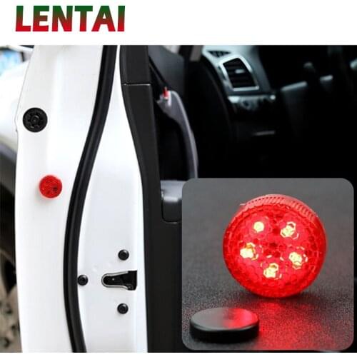 LENTAI For Skoda octavia a7 a5 2 rapid fabia superb Alfa Romeo 159 147 Mini cooper Car door Warning Lamp 5 LED Strobe Light