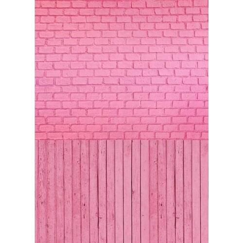 LIFE MAGIC BOX Portrait Vinilo Suelo Pink Brick Wood Floor Prancha De Surf Photography Backdrops Kids