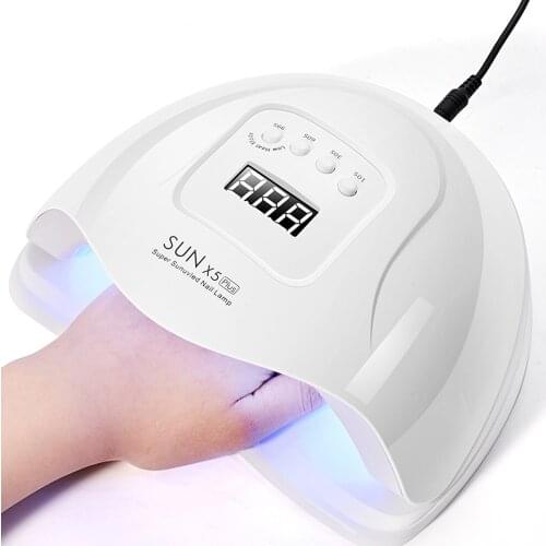72W/6W SUN X5 Plus LED Manicure Lamp Dryer, Used For Curing UV Gel Varnish Tool, With Sensor LCD Display Screen UV LED Lamp