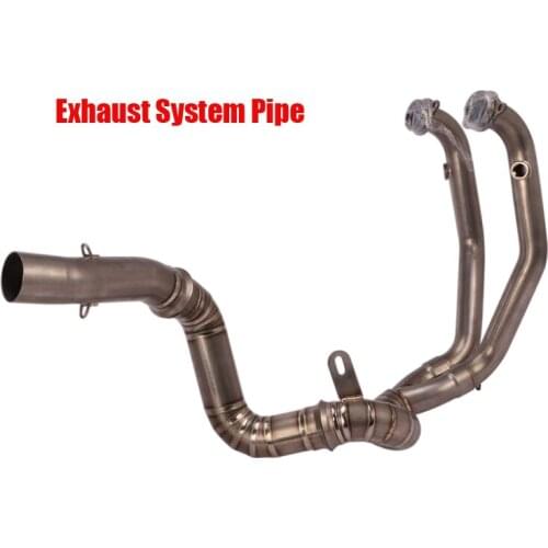 For KTM Duke 790 Full Exhaust System Pipe Front Header Delete Cat Link Pipe Middle Mid Tube Titanium Alloy Slip On Motorcycle